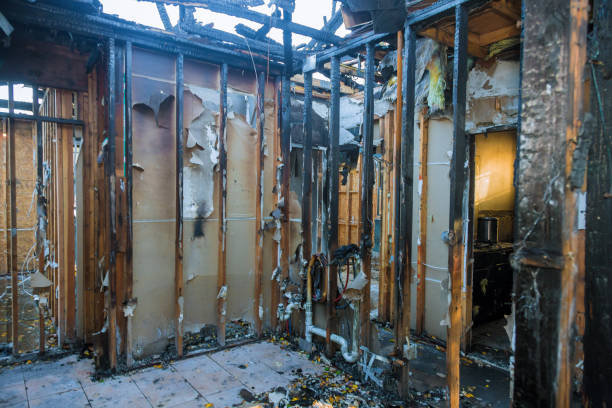 Professional Fire Damage Repair technician working in Maywood, IL